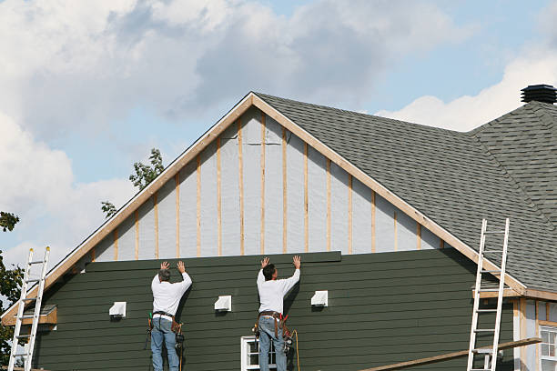 Professional Storm Damage Siding Repair technician working in Faulkner, MD